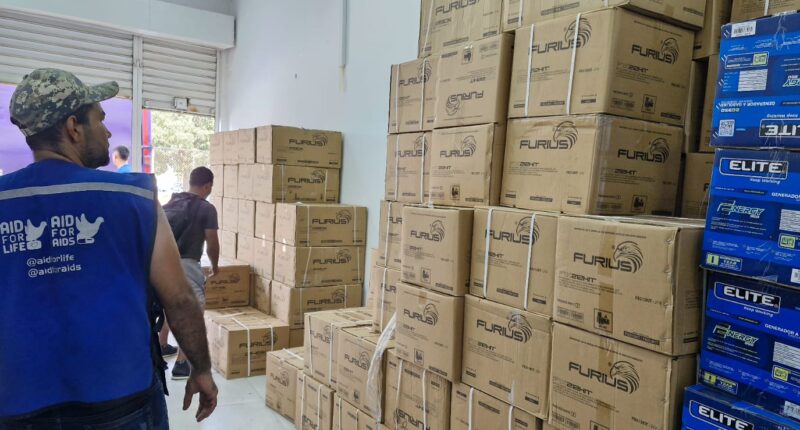 AID FOR AIDS y AIF FOR LIFE Colombia movilizan más de 33 toneladas de ayuda humanitaria tras el terremoto en Venezuela
